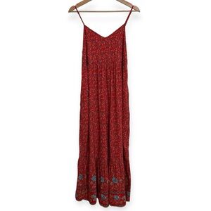 NATURAL LIFE Red Floral Jumpsuit